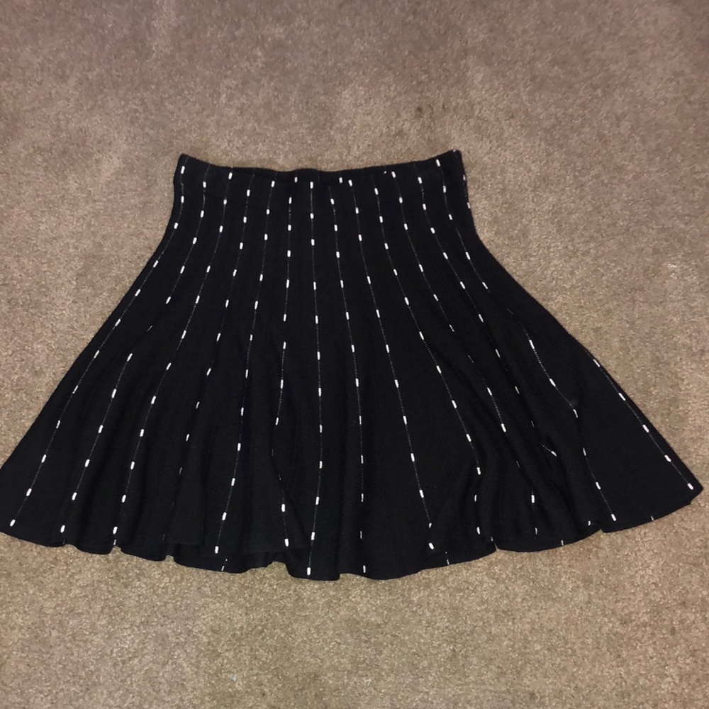 A black skirt
